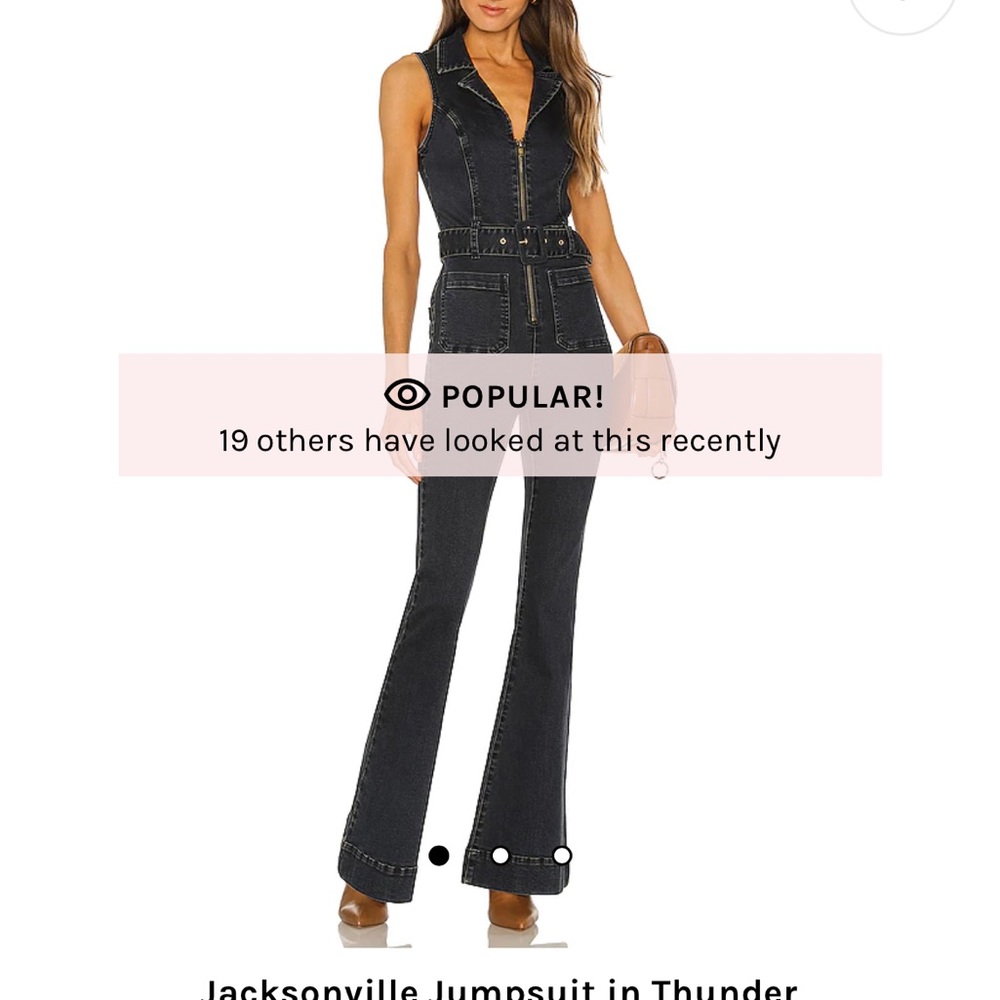 Show Me Your MuMu Black Denim Jumpsuit